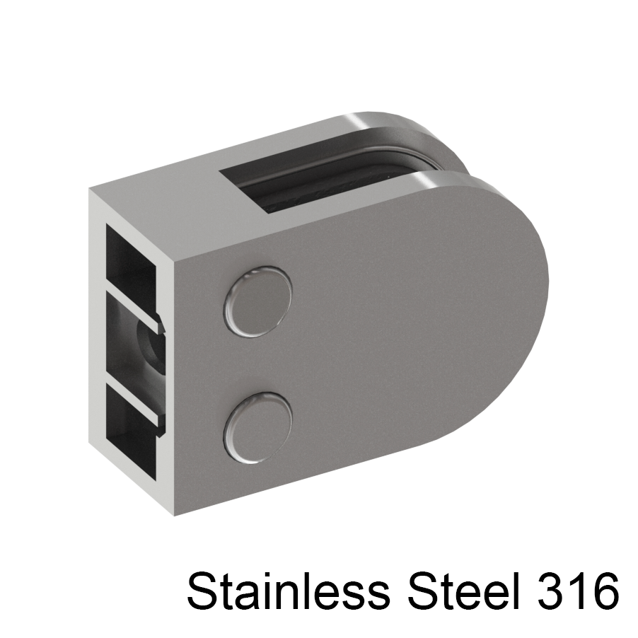 Railing Clamps - Round 63x45mm - SS316