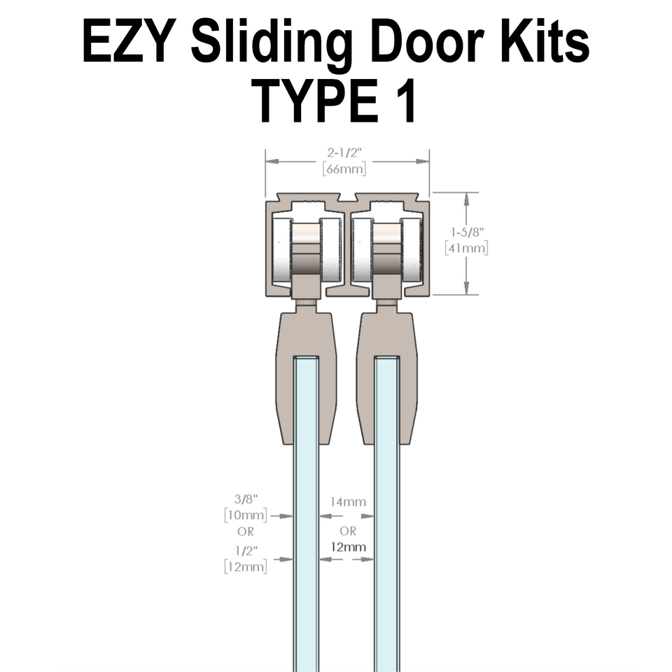 EZY1 Sliding Door Kits