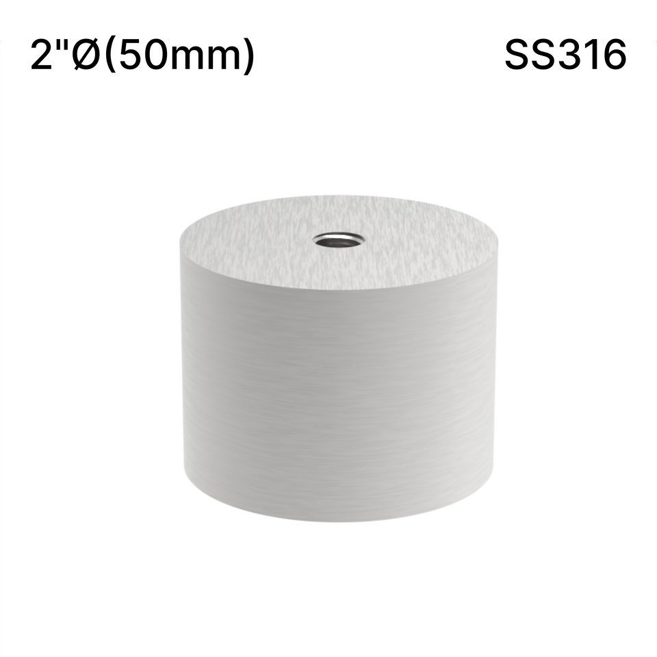 Standoff Base - Superior Series - Round - 2" (50mm) Diameter