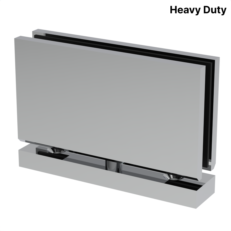 Shower Pivot Hinge - Cara Series - Square Heavy Duty