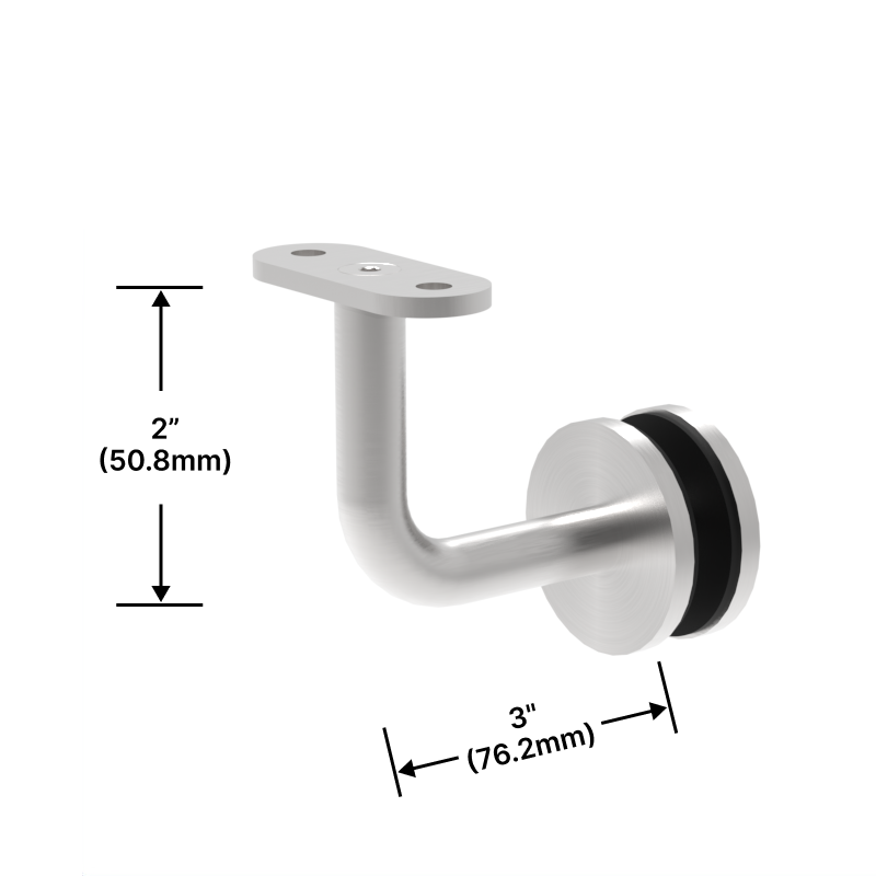 Handrail Brackets - Tubular 3X2"