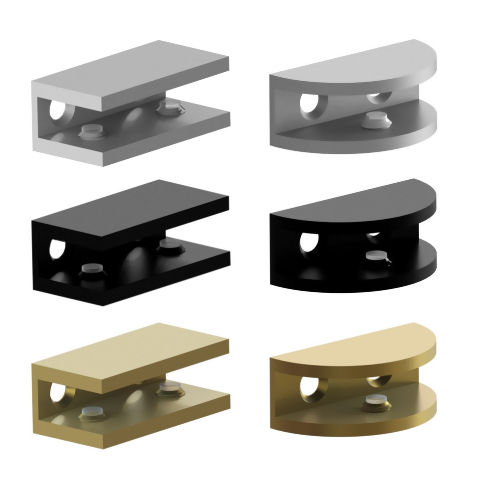 Shower Shelf Clamps