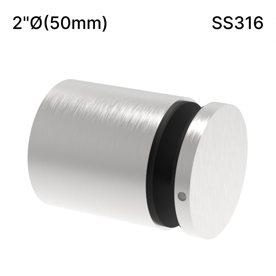 Standoffs - Superior Series - Round - 2" (50mm) Diameter
