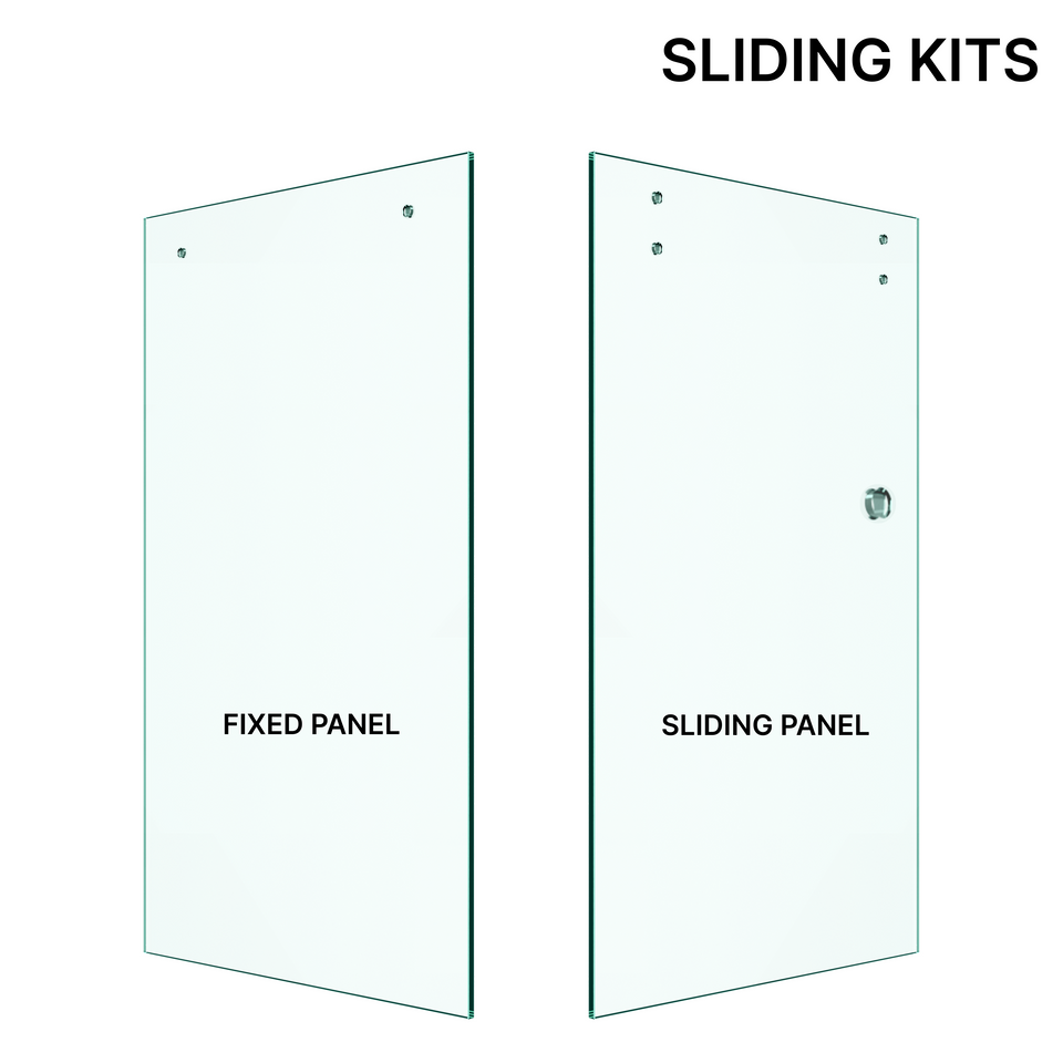 Shower Stock Doors - For Sliding Door Kits Tranquility Series