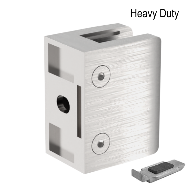 Heavy Duty Railing Clamps - Square 55x70mm - SS316