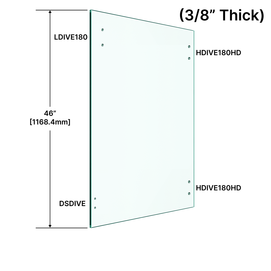 Railing Glass Panels (3/8")