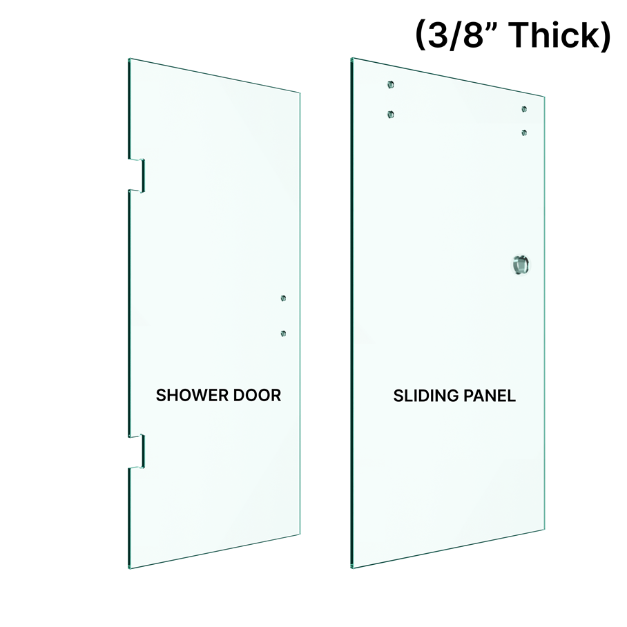 Shower Stock Doors (3/8")