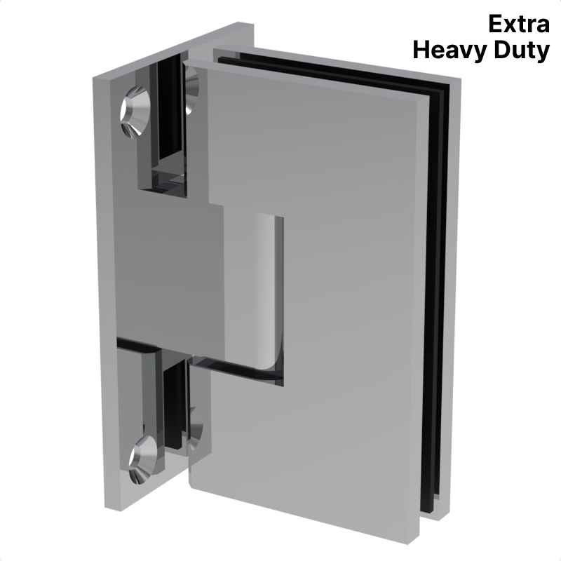 Shower Hinges - Valerie Series - Square Extra Heavy Duty