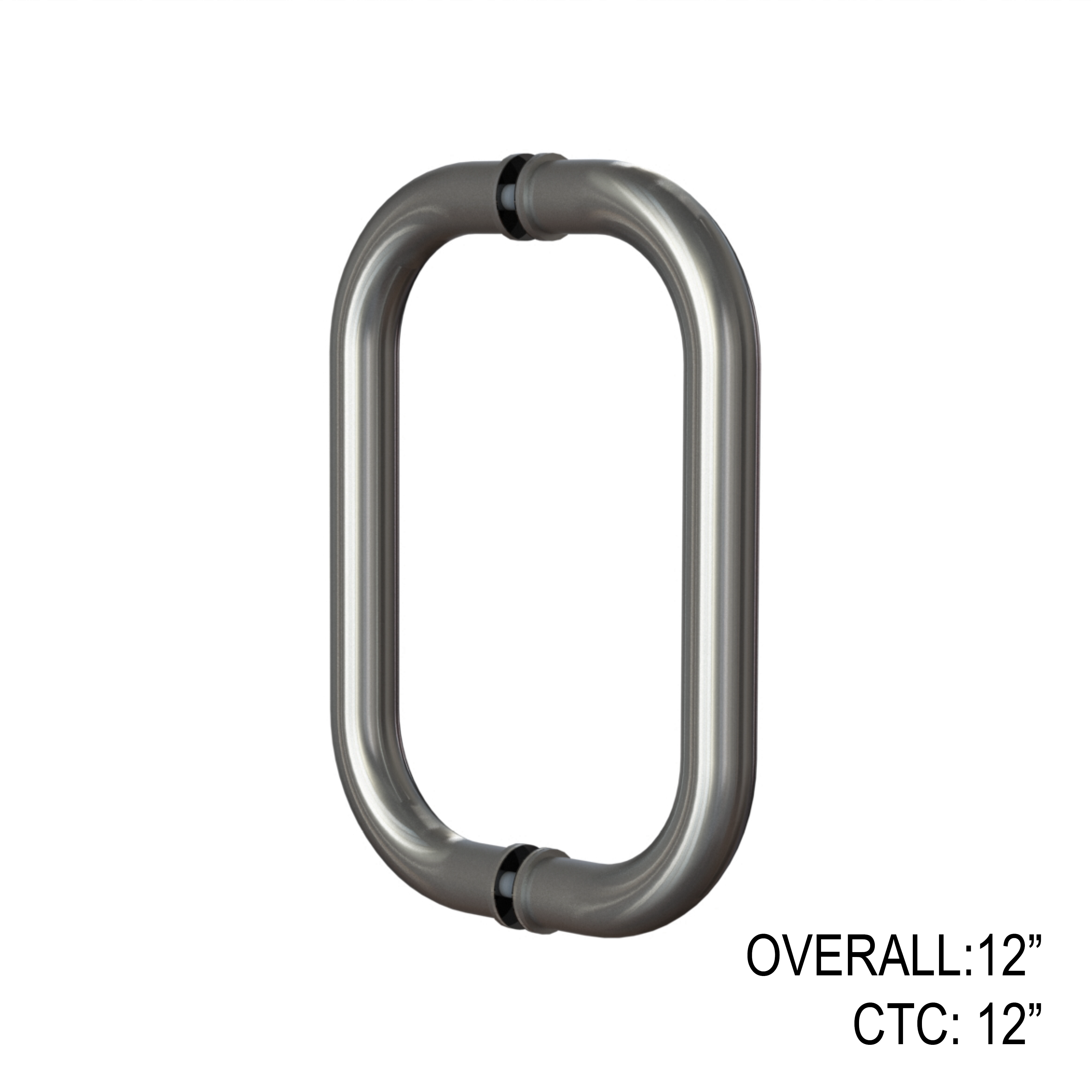 [RCM12X12] GGH Commercial Tubular Pull Handle - 12" CTC - Back to Back