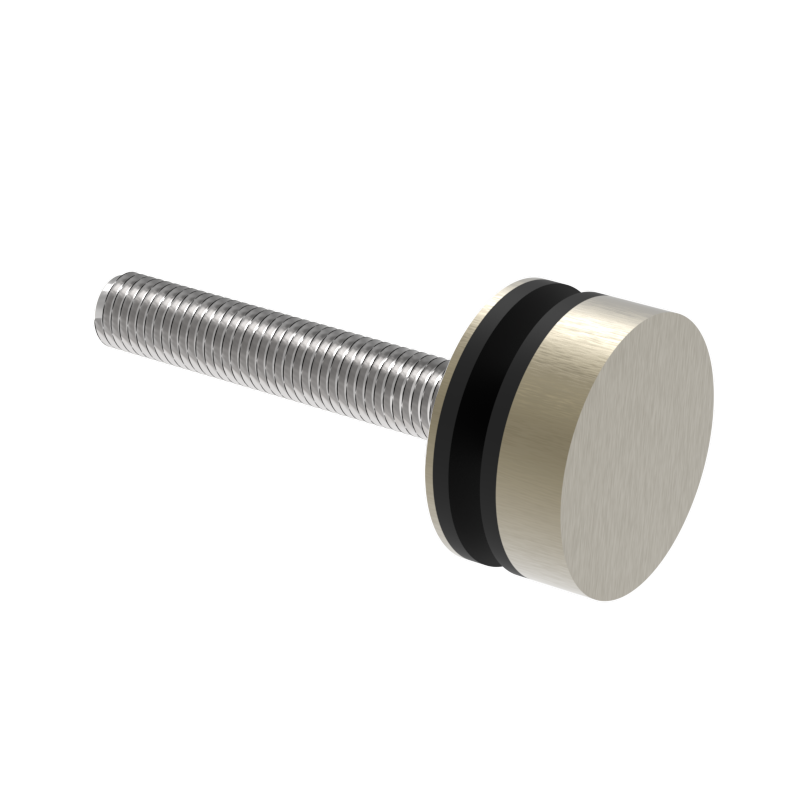 GGH Round Washer/Stud Kit for Single-Sided & Combination Commercial Door Pull Round Handle - Upto 2" Thick Door