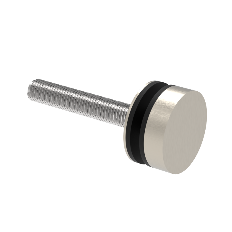 GGH Round Washer/Stud Kit for Single-Sided & Combination Commercial Door Pull Round Handle - Upto 2" Thick Door