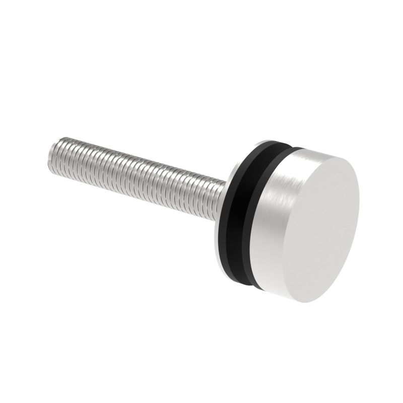 GGH Round Washer/Stud Kit for Single-Sided & Combination Commercial Door Pull Round Handle - Upto 2" Thick Door