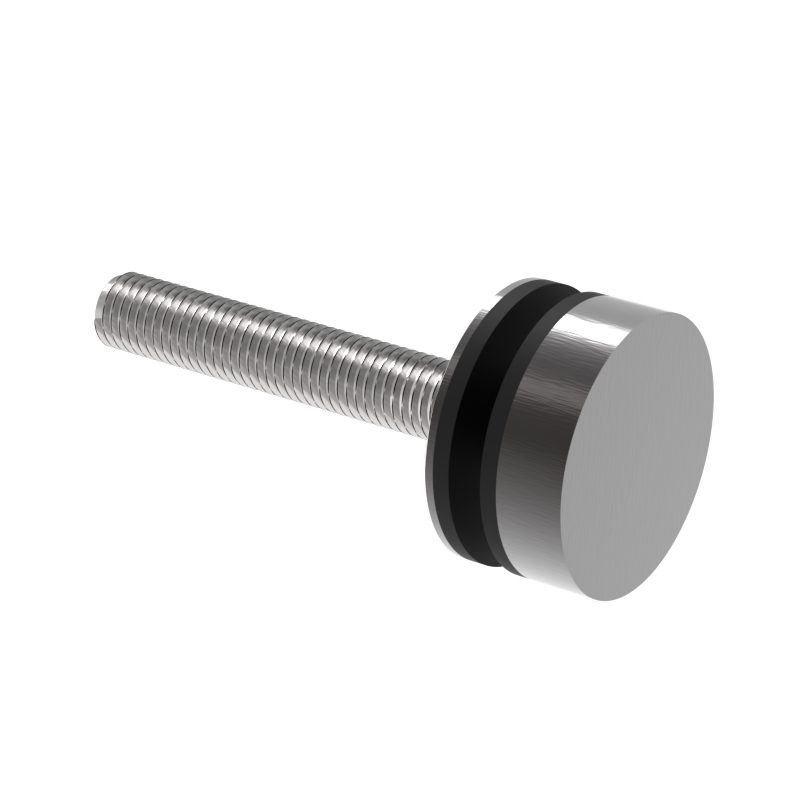 GGH Round Washer/Stud Kit for Single-Sided & Combination Commercial Door Pull Round Handle - Upto 2" Thick Door