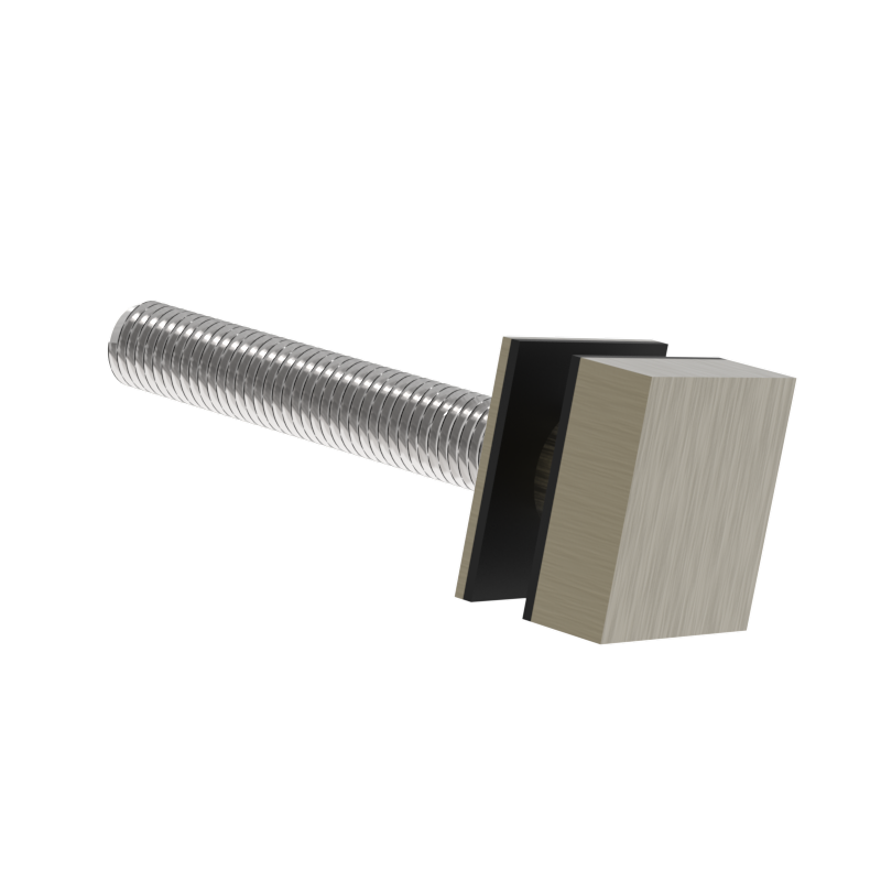 GGH Ladder Pull - Square Washer/Stud Kit for Single-Sided & Combination Ladder Pull - Up to 2" Thick Door