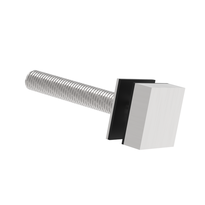 GGH Ladder Pull - Square Washer/Stud Kit for Single-Sided & Combination Ladder Pull - Up to 2" Thick Door