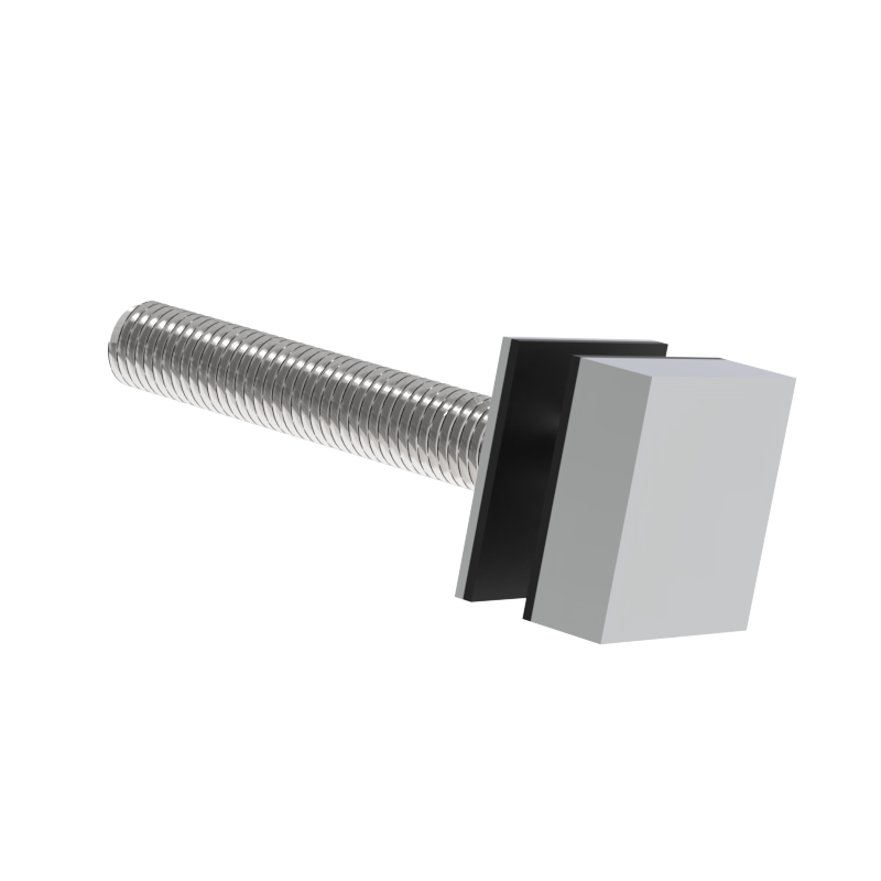 GGH Ladder Pull - Square Washer/Stud Kit for Single-Sided & Combination Ladder Pull - Up to 2" Thick Door