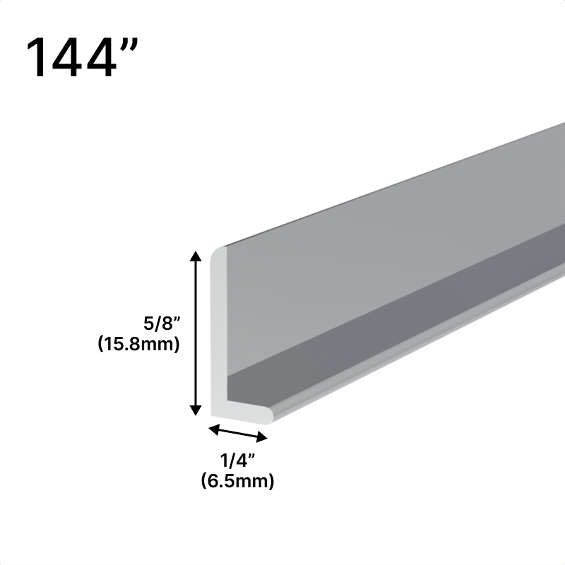 [LC1/4-144] GGH Mirror L & J Channels - 5/8" - 144" Length