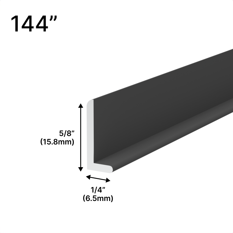 [LC1/4-144] GGH Mirror L & J Channels - 5/8" - 144" Length
