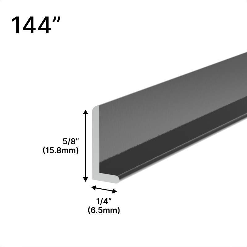 [LC1/4-144] GGH Mirror L & J Channels - 5/8" - 144" Length