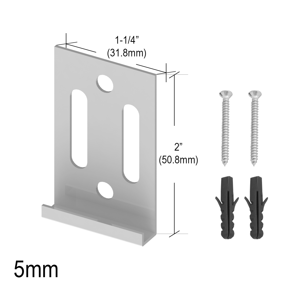 [VMC5] GGH Mirror Clip Set - 5mm