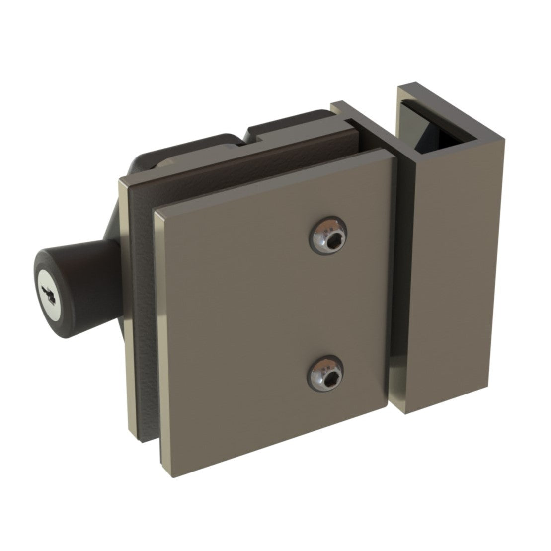 [LDIVE092OUT] DIVE Series GGH Pool Fence Hardware - Latches With Lock - 90° Glass to Glass - Outswing