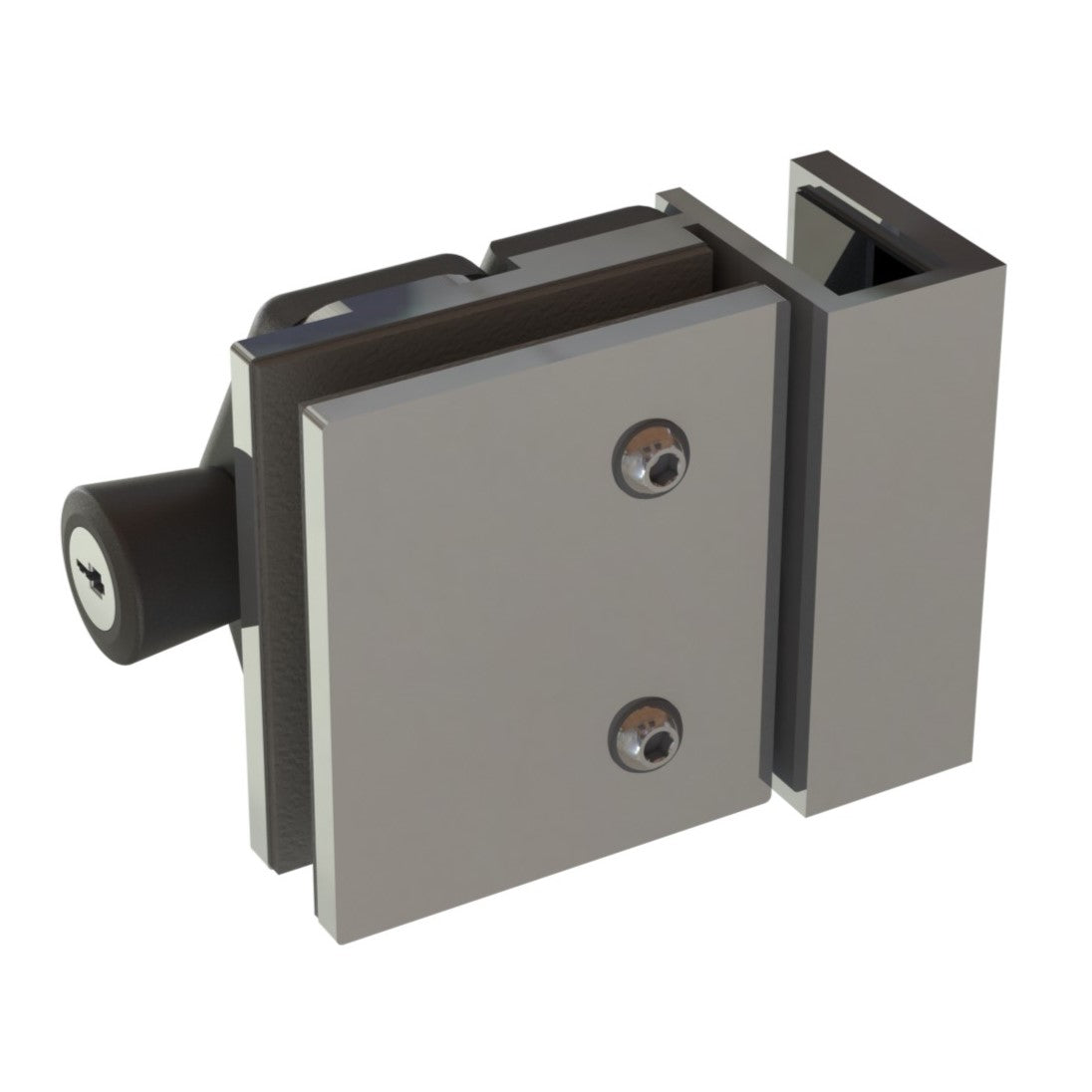 [LDIVE092OUT] DIVE Series GGH Pool Fence Hardware - Latches With Lock - 90° Glass to Glass - Outswing