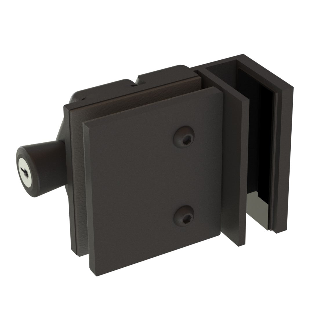 [LDIVE092IN] DIVE Series GGH Pool Fence Hardware - Latches With Lock - 90° Glass to Glass - Inswing