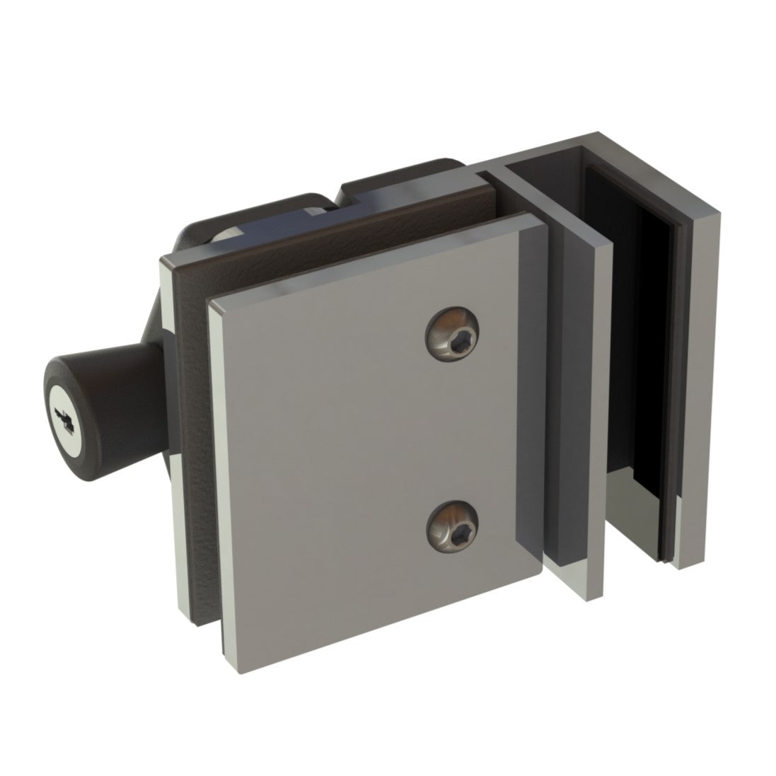 [LDIVE092IN] DIVE Series GGH Pool Fence Hardware - Latches With Lock - 90° Glass to Glass - Inswing