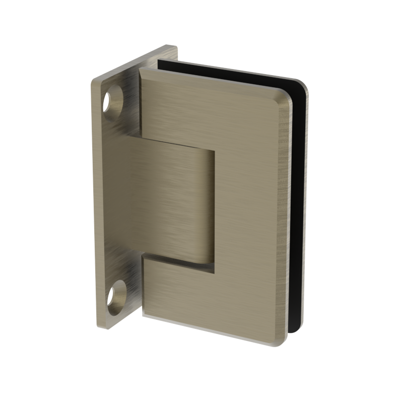 GGH Shower Hinge - Beveled Regular Duty - Wall Mount, Full Plate