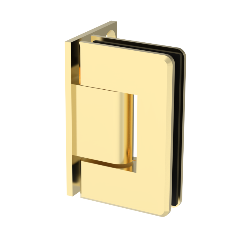 GGH Shower Hinge - Beveled Regular Duty - Wall Mount, Offset Plate