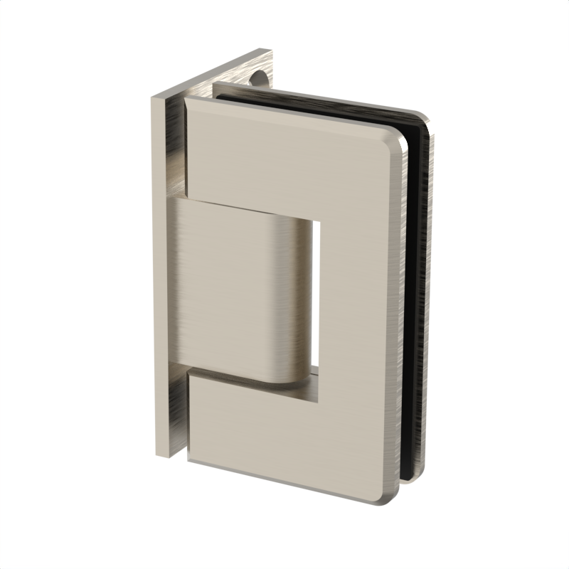 [BEV044] BEVERLY Series GGH Shower Hinge - Beveled Regular Duty - Wall Mount, Offset Plate