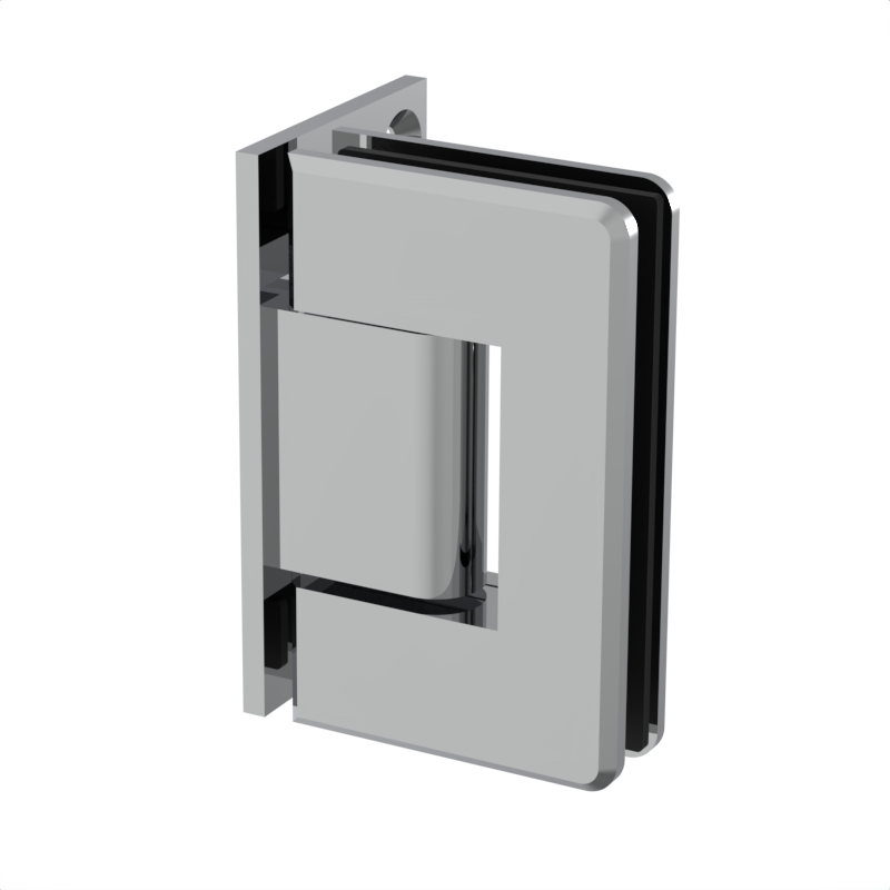 [BEV044] BEVERLY Series GGH Shower Hinge - Beveled Regular Duty - Wall Mount, Offset Plate