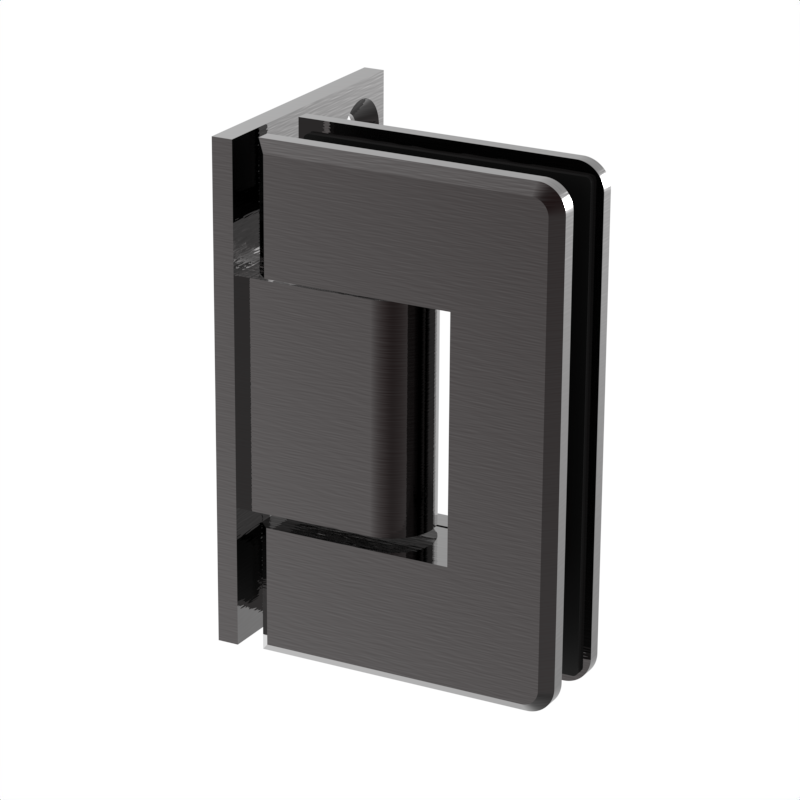 [BEV044] BEVERLY Series GGH Shower Hinge - Beveled Regular Duty - Wall Mount, Offset Plate