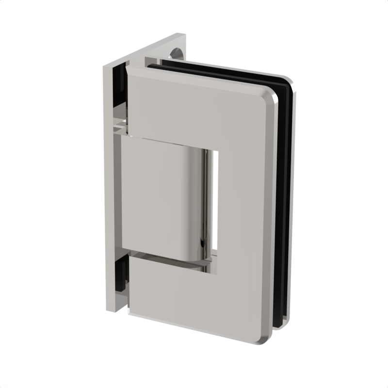 [BEV044] BEVERLY Series GGH Shower Hinge - Beveled Regular Duty - Wall Mount, Offset Plate