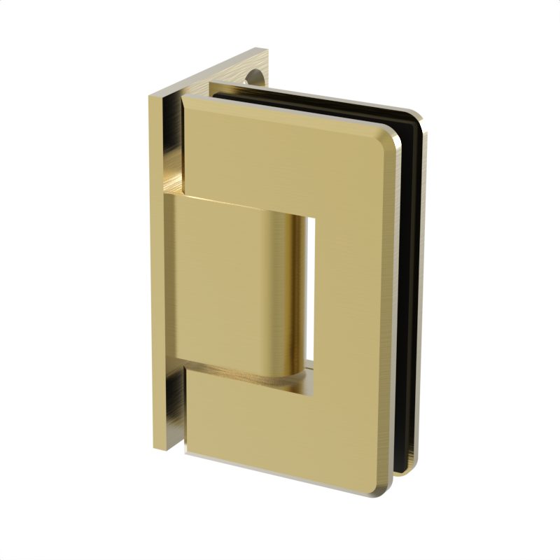 [BEV044] BEVERLY Series GGH Shower Hinge - Beveled Regular Duty - Wall Mount, Offset Plate