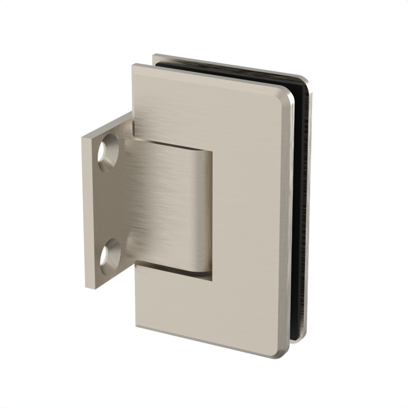 [BEV074] BEVERLY Series GGH Shower Hinge - Beveled Regular Duty - Wall Mount, Short Back Plate