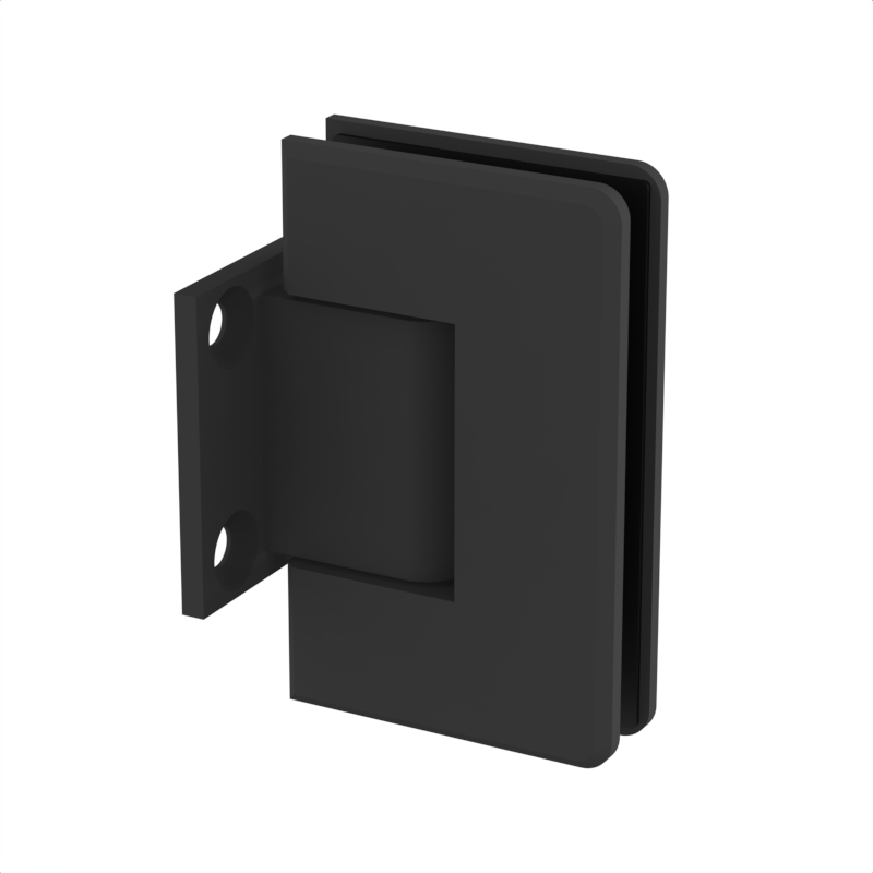 [BEV074] BEVERLY Series GGH Shower Hinge - Beveled Regular Duty - Wall Mount, Short Back Plate