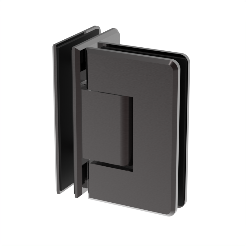 [BEV092] BEVERLY Series GGH Shower Hinge - Beveled Regular Duty - Glass to Glass 90°