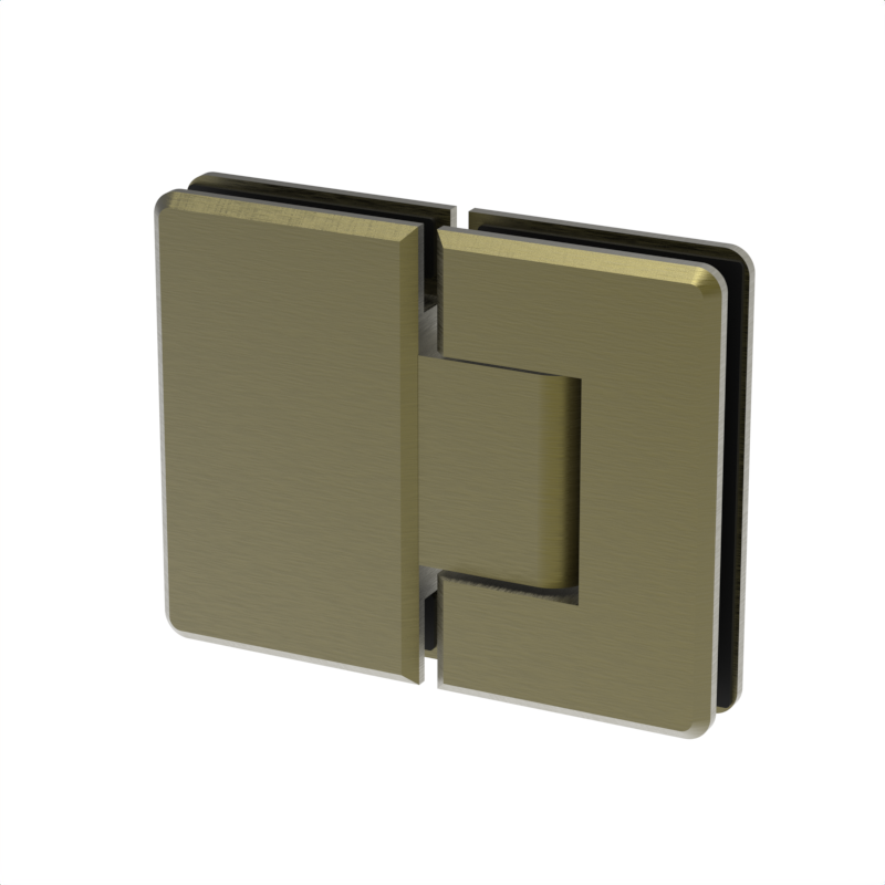 [BEV180] BEVERLY Series GGH Shower Hinge - Beveled Regular Duty - Glass Mount 180°