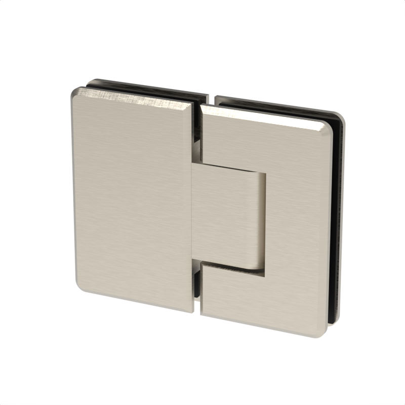 [BEV180] BEVERLY Series GGH Shower Hinge - Beveled Regular Duty - Glass Mount 180°