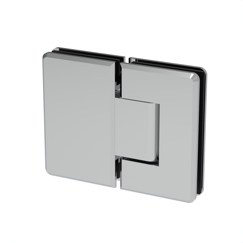 [BEV180] BEVERLY Series GGH Shower Hinge - Beveled Regular Duty - Glass Mount 180°