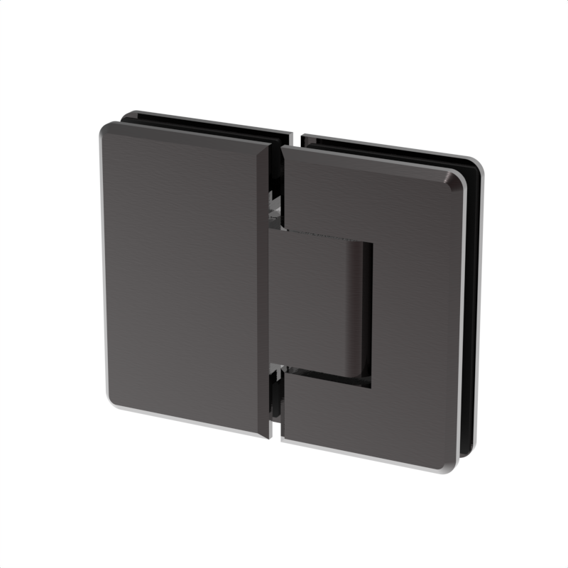 [BEV180] BEVERLY Series GGH Shower Hinge - Beveled Regular Duty - Glass Mount 180°