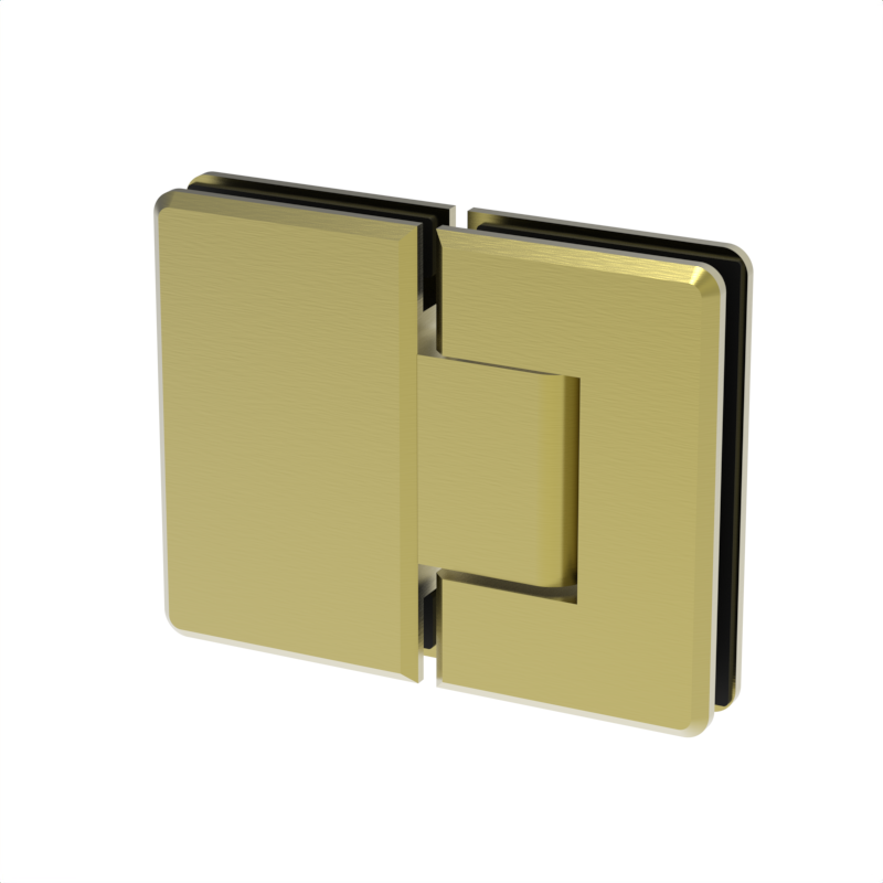 [BEV180] BEVERLY Series GGH Shower Hinge - Beveled Regular Duty - Glass Mount 180°