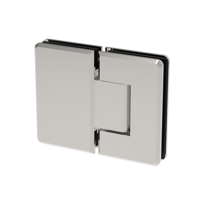 [BEV180] BEVERLY Series GGH Shower Hinge - Beveled Regular Duty - Glass Mount 180°