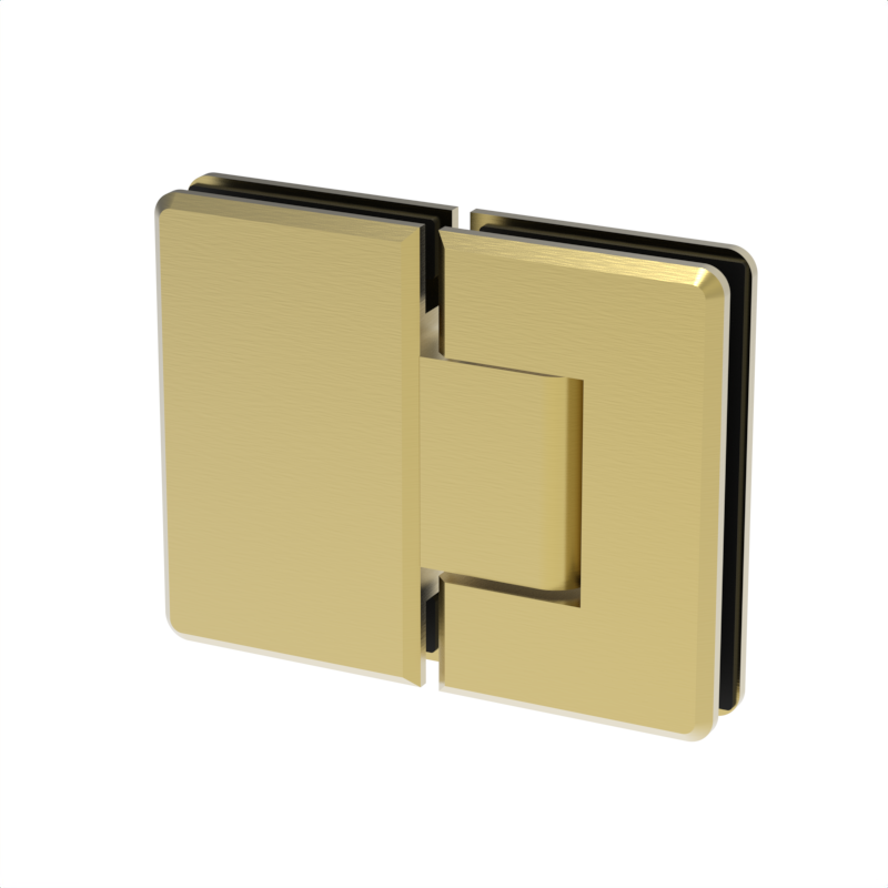 [BEV180] BEVERLY Series GGH Shower Hinge - Beveled Regular Duty - Glass Mount 180°