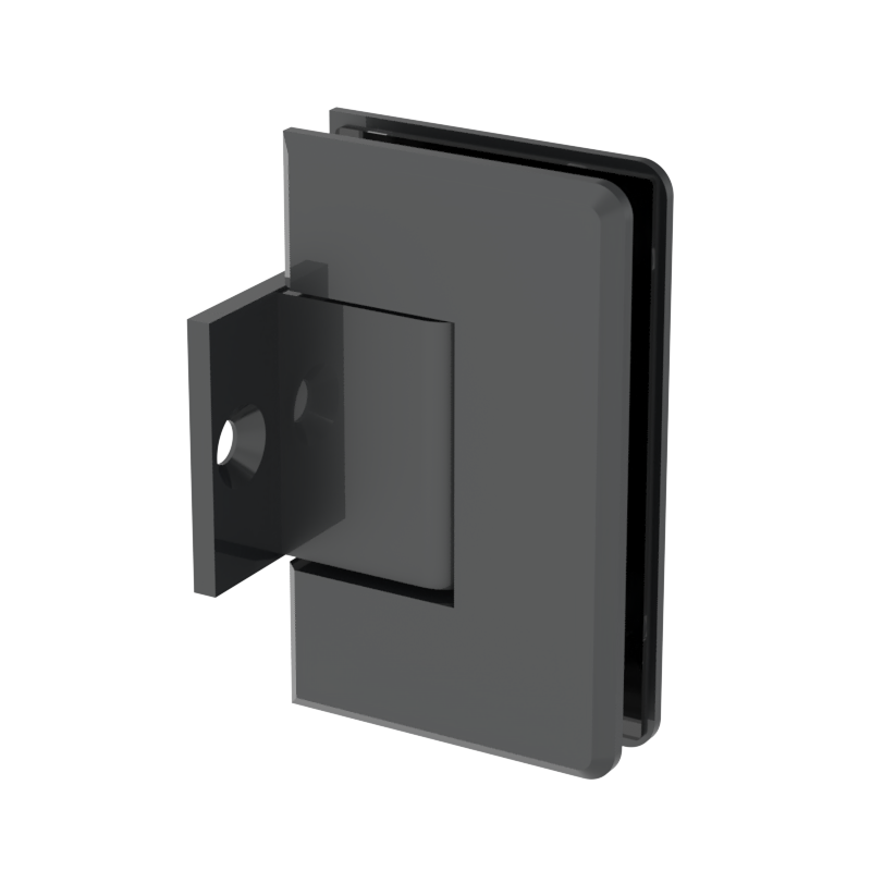 GGH Shower Hinge - Beveled Regular Duty - Wall Mount, Pony Plate