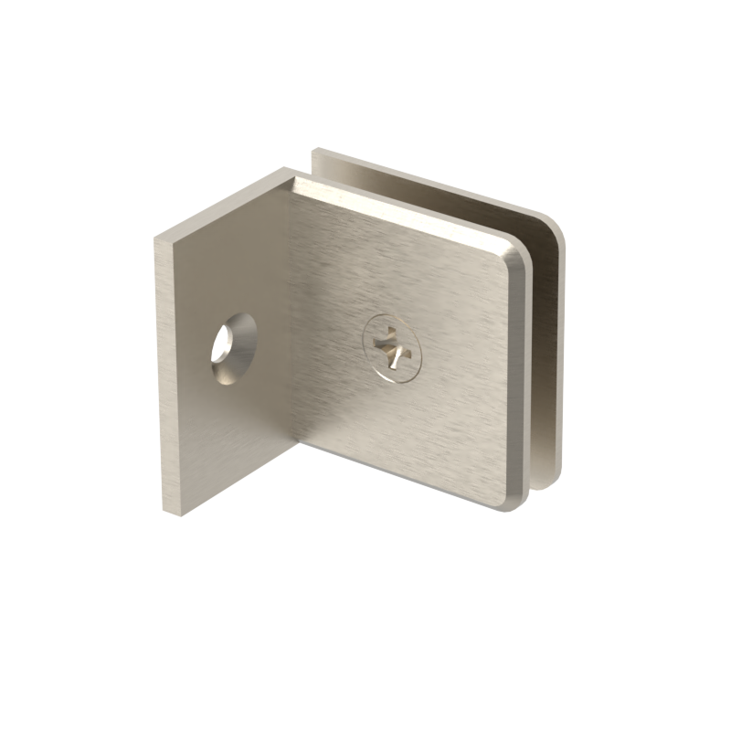 [BEVC037] GGH Shower Clamp - Square - Wall Mount, Short Offset