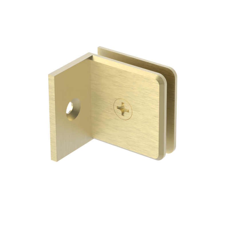 [BEVC037] GGH Shower Clamp - Square - Wall Mount, Short Offset