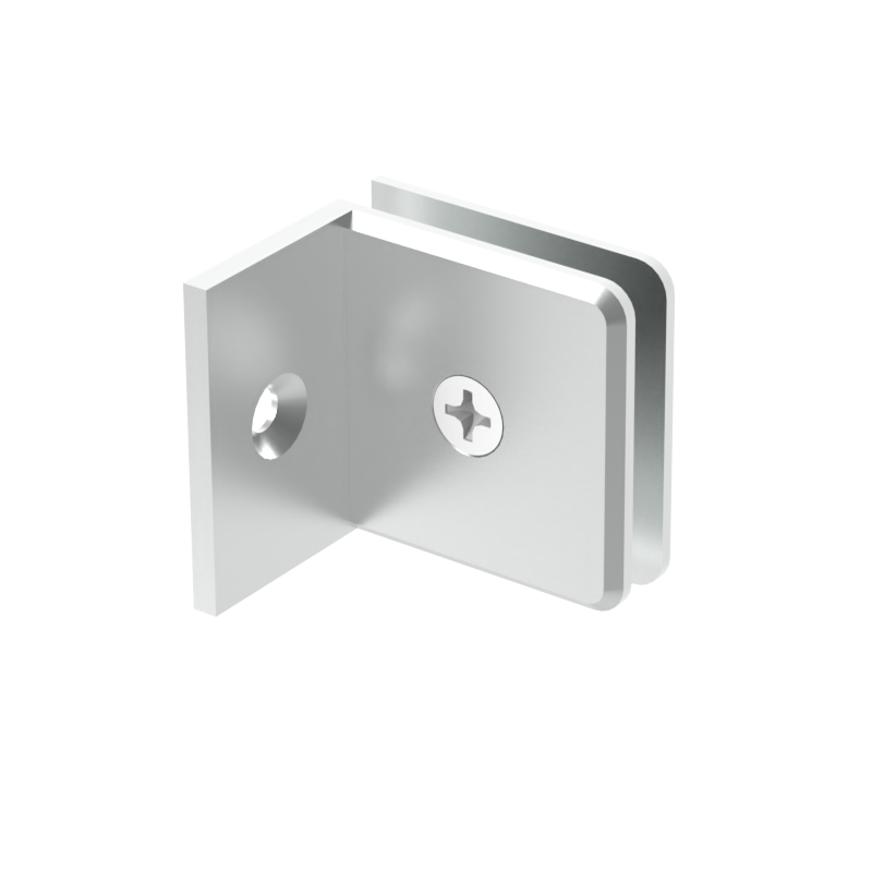 [BEVC037] GGH Shower Clamp - Square - Wall Mount, Short Offset