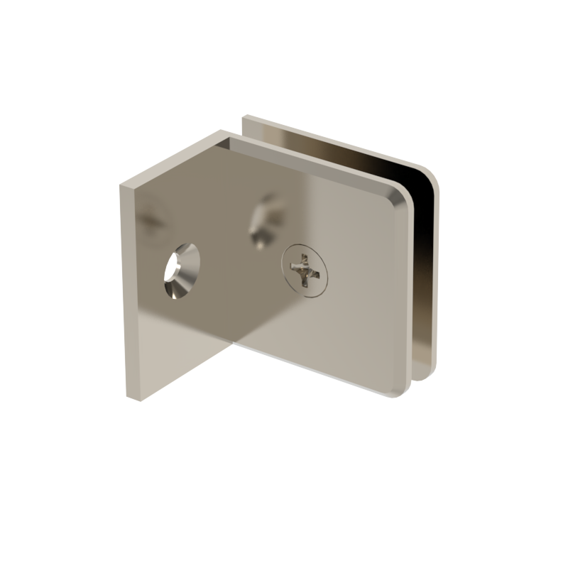 [BEVC037] GGH Shower Clamp - Square - Wall Mount, Short Offset